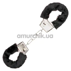 Наручники Playful Furry Cuffs, чорні - Фото №1