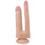 Двойной фаллоимитатор Skinlike Soft Dong Double Penetration Soft Cock, телесный - Фото №1