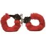 Наручники Souvenirs Fur Love Cuffs, красные - Фото №4