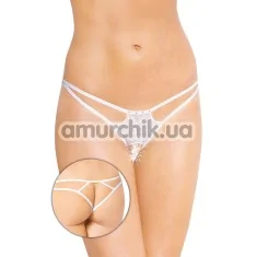 Трусики G-String (модель 2454), белые - Фото №1