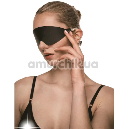 Маска на глаза Guilty Pleasure Boudoir Pearl Blindfold, черно-золотая