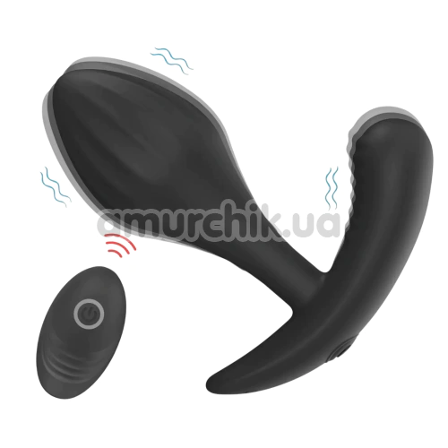 Анальна пробка з вібрацією Odeco Every Night Toys Miah, чорна