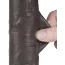 Фаллоимитатор Sliding-Skin Dual Layer Dong 8 без мошонки, коричневый - Фото №12