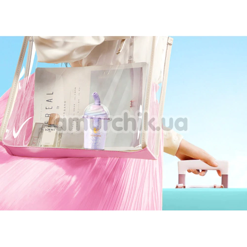 Симулятор орального секса для женщин с вибрацией и подогревом BeYourLover Magic Joy Cup, сиреневый