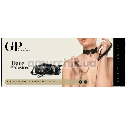 Бондажний набір Guilty Pleasure Eclipse Braided Pleasure Set, чорний