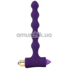 Анальная цепочка с вибрацией Rocks-Off 7 Speed Pearls Petite Sensations, фиолетовая - Фото №1
