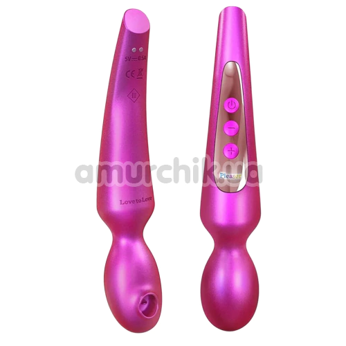 Універсальний вібромасажер Love To Love Pleaser, рожевий