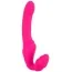 Безременевий страпон з вібрацією Double Teaser Vibrating Strapless Strap - On, рожевий - Фото №3