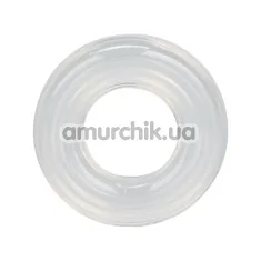 Эрекционное кольцо Premium Silicone Ring Large, прозрачное - Фото №1