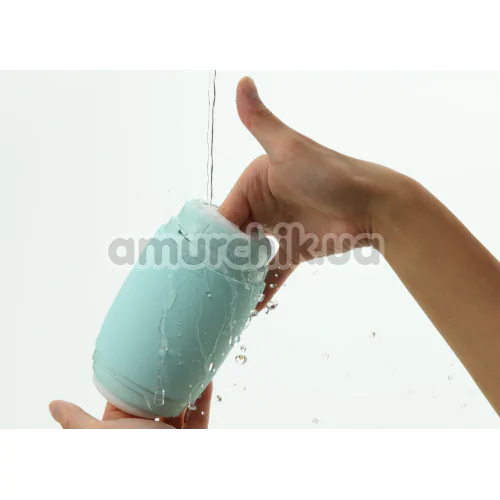 Мастурбатор Tenga Puffy Mint Green, бирюзовый