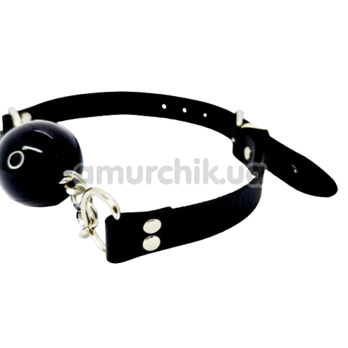 Кляп DS Fetish PU Chain M, черный
