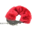 Наручники Roomfun Furry Cuffs, червоні - Фото №3