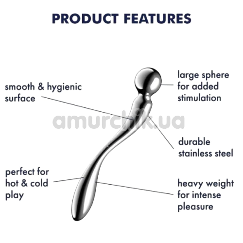 Фалоімітатор Satisfyer Star Force 2, срібний