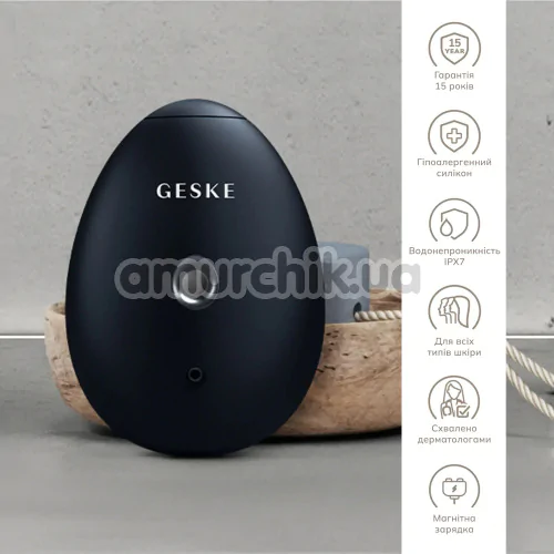 Увлажнитель для кожи лица Geske Facial Hydration Refresher 4 in 1 Oval, черный