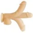 Фаллоимитатор Addiction Bendable David 8, телесный - Фото №2