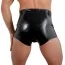 Трусы мужские Latex Diaper Pants, черные - Фото №3