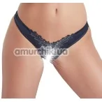 Трусики-стринги Cottelli Collection Lingerie 2321653, чёрные - Фото №1