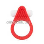 Віброкільце Lit - Up Silicone Stimu - Ring 1, червоне - Фото №1