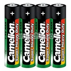 Батарейки Camelion Super Heavy Duty Green AАA, 4 шт - Фото №1