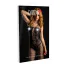 Комбинезон Daring Intimates Hex and Lace Net Bodystocking, черный - Фото №7