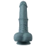 Вібратор з поштовхами Dual-Layered Silicone Nature Cock LV419201, синій - Фото №5