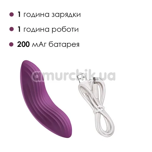 Клиторальный вибратор Svakom Edeny, фиолетовый