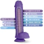 Фалоімітатор Au Naturel Bold Big John 11 Inch, фіолетовий - Фото №6