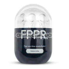 Мастурбатор FPPR Fap On Time Masturbator Intense Circles, прозрачный - Фото №1