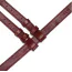 Трусики для страпона Liebe Seele Wine Red Leather Strap-on Harness, бордові - Фото №6