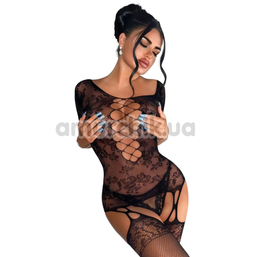 Комбинезон JSY Sexy Lingerie WW7252, черный - Фото №1