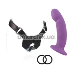 Страпон SX For You Advanced Harness Kit With Cici, фіолетовий - Фото №1