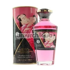 Массажное масло Warming Oil Raspberry Feeling с согревающим эффектом - малина, 100 мл - Фото №1