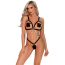 Комплект JSY Sexy Lingerie 5967, черный: боди + украшения для сосков - Фото №1
