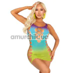 Сукня Leg Avenue Feel The Heat Ombre Dress, різнокольорова - Фото №1
