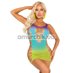 Сукня Leg Avenue Feel The Heat Ombre Dress, різнокольорова - Фото №1