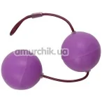Вагинальные шарики Frisky Super Sized Silicone Benwa Kegel Balls, фиолетовые - Фото №1
