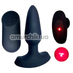 Анальная пробка с вибрацией Passion Play Fuck Me Vibrating Laser Anal Plug S, черная - Фото №1