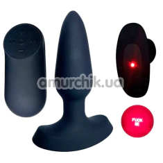 Анальная пробка с вибрацией Passion Play Fuck Me Vibrating Laser Anal Plug S, черная - Фото №1