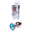 Анальна пробка з блакитним кристалом Exclusivity Jewellery Red Gold Plug, золота - Фото №7
