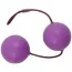 Вагинальные шарики Frisky Super Sized Silicone Benwa Kegel Balls, фиолетовые - Фото №1