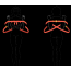 Бондажний набір Upko Bowknot Body Straps Bondage Set Top, червоний - Фото №11