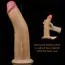 Вибратор с ротацией Dual-Layered Silicone Nature Cock LV410210, телесный - Фото №19