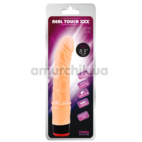 Вибратор Real Touch XXX 8.2, телесный