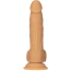 Фалоімітатор + віброкуля Addiction Naked Silicone Dong 8, тілесний - Фото №2