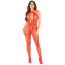 Комбинезон Leg Avenue Pretty Persuasion Lace Bodystocking, красный - Фото №1
