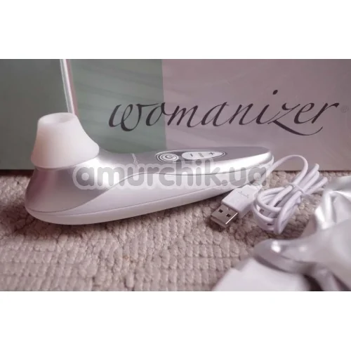 Симулятор орального сексу для жінок Womanizer Pro40, сірий