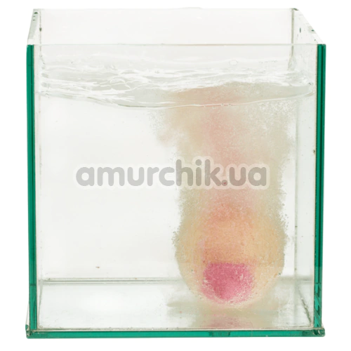 Бомбочка для ванни у вигляді грудей Bath Bomb Boob - полуниця, 180 г