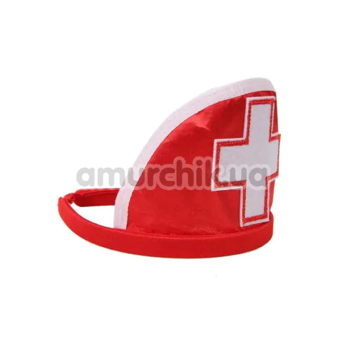 Костюм медсестры Star Night Naughty Nurse Costume Set, белый: боди + повязка на голову