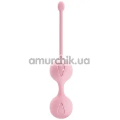 Вагінальні кульки Pretty Love Kegel Tighten Up II, ніжно-рожеві - Фото №1