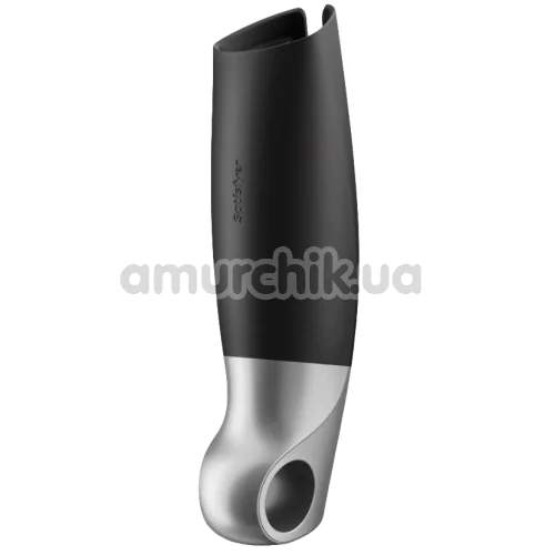 Мастурбатор з вібрацією Satisfyer Power Masturbator Vibrator, чорний